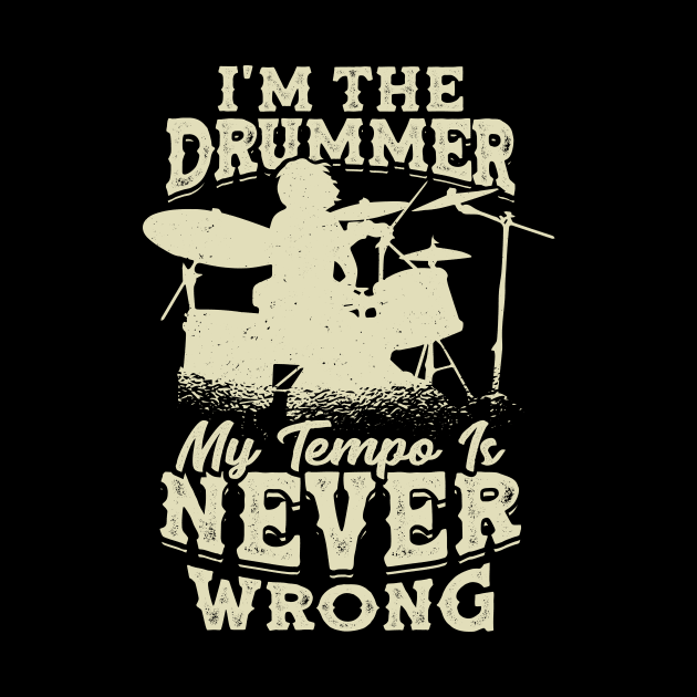 Drums Drumming Drummer Percussionist Gift by Dolde08