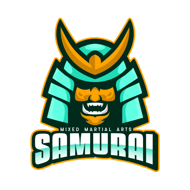 Samurai Mixed Martial Arts MMA by Tip Top Tee's