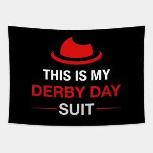 Funny Derby Day Horse Hat, Derby Suit Kentucky Racing Lover Tapestry