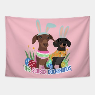 The Starbox Dachsunds Easter Edition Tapestry