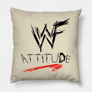 WWF  Attitude Eras Pillow