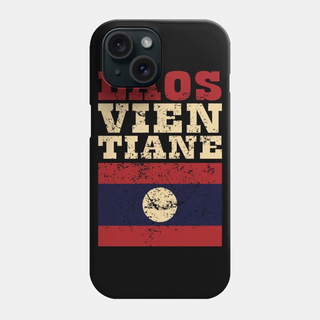 Flag of Laos Phone Case by KewaleeTee