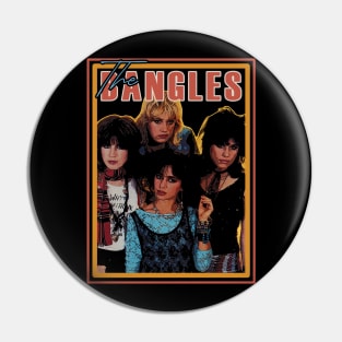 Manic Monday Blues Vintage Tees Capturing The Bangles’ Pop Rock Brilliance Pin