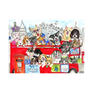 London Bus Furriends T-Shirt