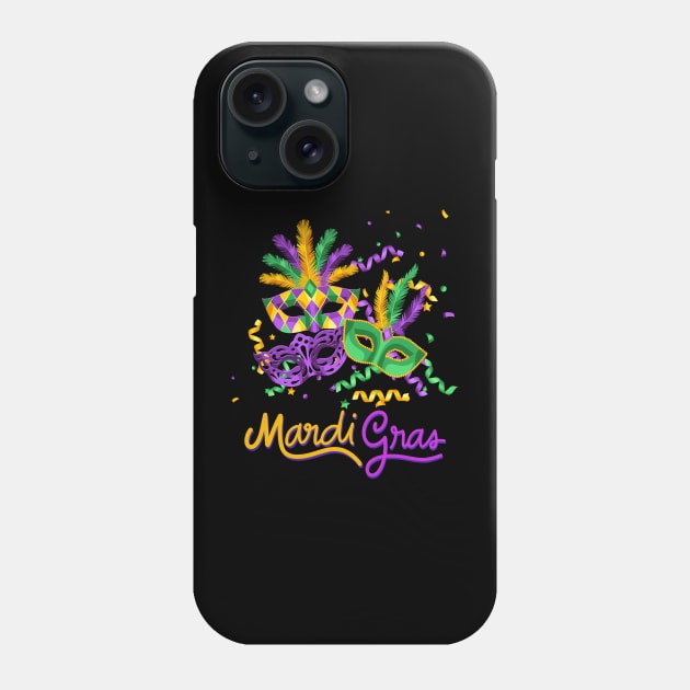 Mardi Gras Phone Case by NorseMagic