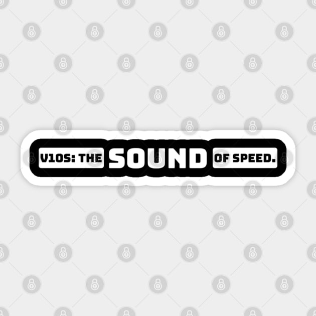 F1 V10 Engines - F1 Racing - Sticker | TeePublic