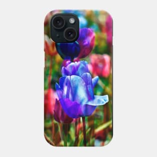 Floral spring with tulips Phone Case