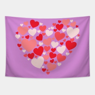 Heart shaped Valentine’s Day Tapestry