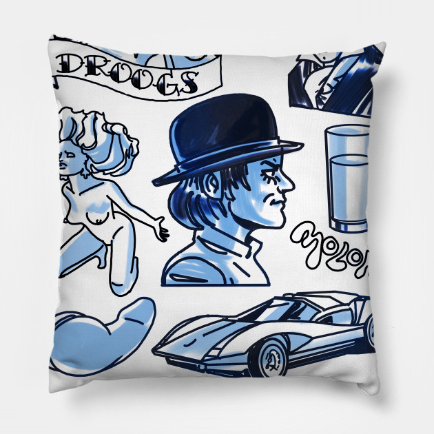 A Clockwork Orange Flash Clockwork Orange Pillow Teepublic
