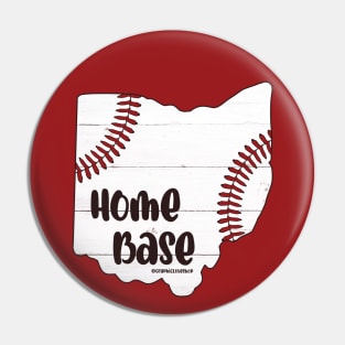 Ohio Home Base Baseball Pin