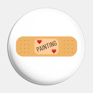 Painting patch, painters bandaid Pin