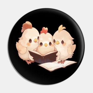 Well Read Chicks Pin