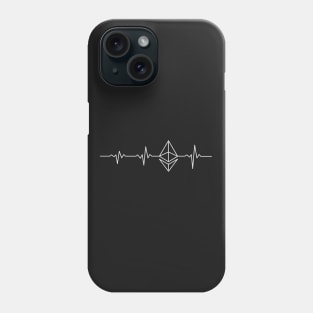 Ethereum heartbeat Phone Case