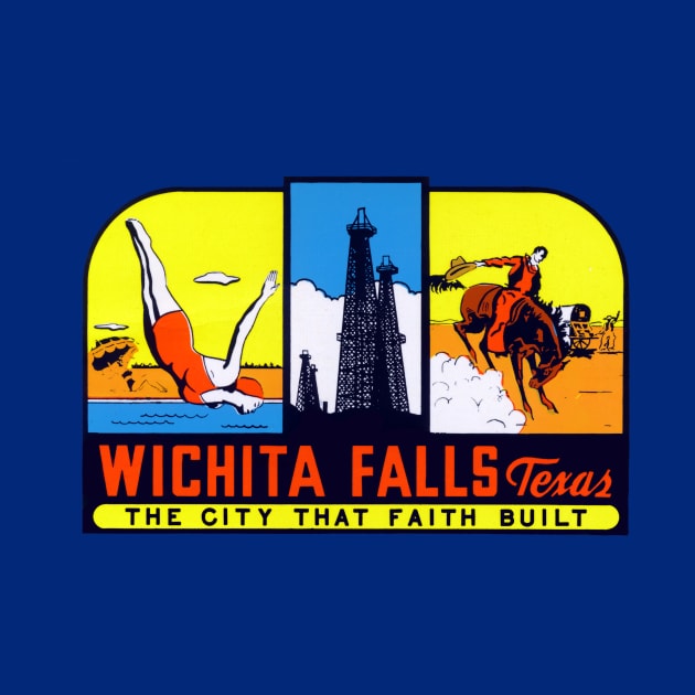 Vintage Wichita Falls Texas by historicimage