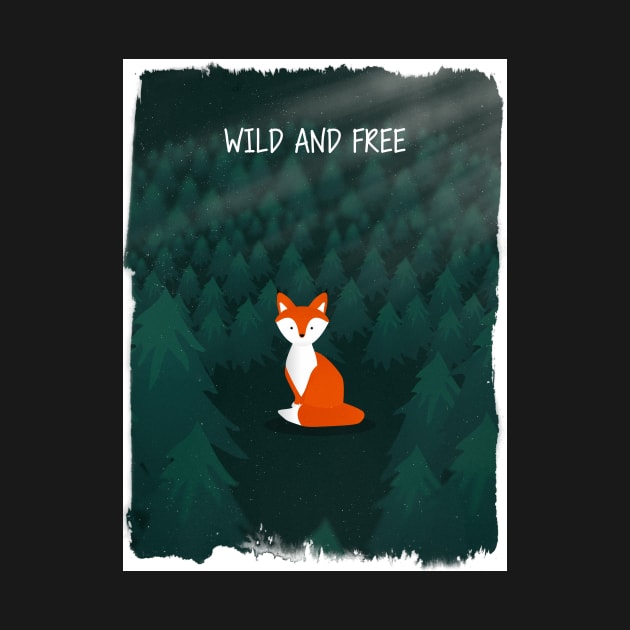 Wild and Free Protect the Foxes by Sizzlinks