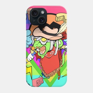 Dope Slluks character mice on the mic drawing Phone Case