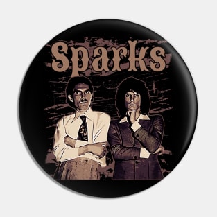 Sparks // Brown vintage Pin