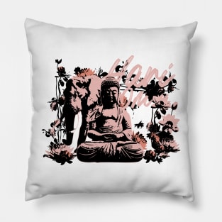 Hari Om Buddha Elephant Pillow