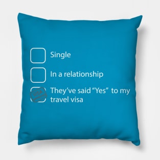 Free to travel Pillow