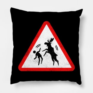 Warning: Moose Pillow