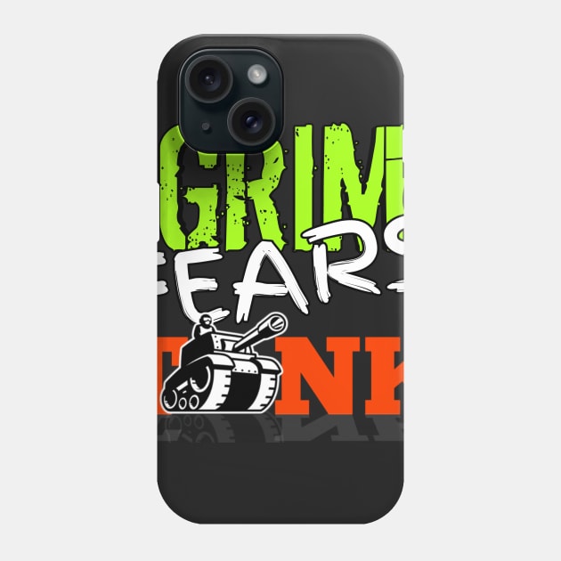 GRIM FEARS TANK Phone Case by TankByDesign