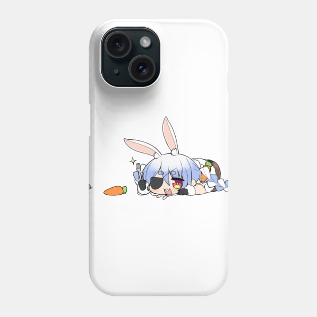 Usada Pekora Chibi Phone Case by Kent