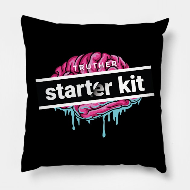 Truther Starter Kit Pillow by Firmamental