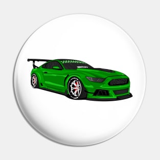 MUSTANG WIDEBODY GREEN Pin