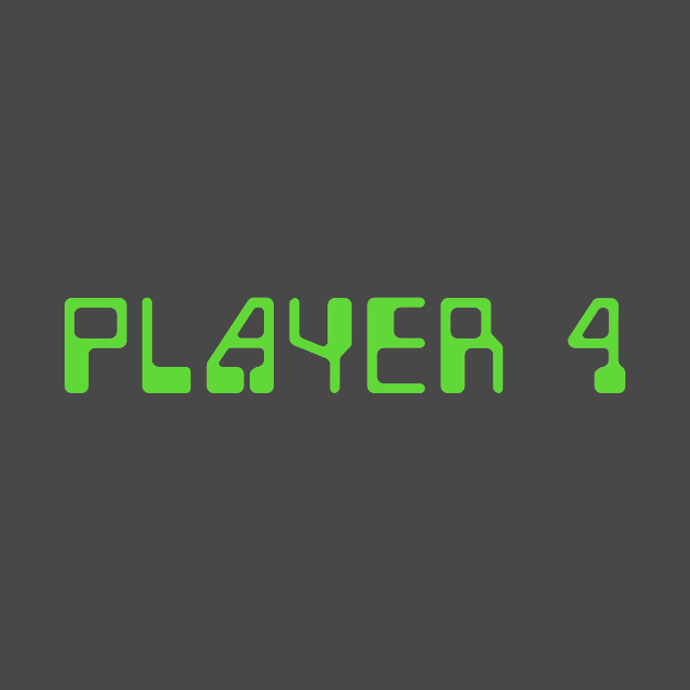 Player 4 Retro Video Game by Lyrical Parser