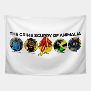 The Crime Scurry of Animalia Tapestry