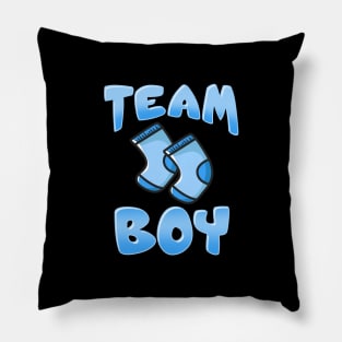 Team Boy - Pregnancy Announcement - Baby Shower Pillow