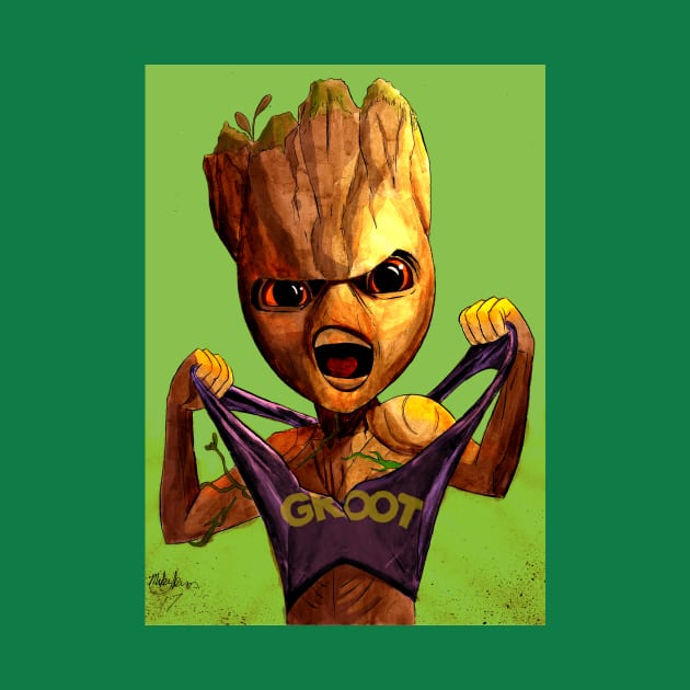 Baby Groot by Mikekimart