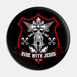 Christian Biker Pin