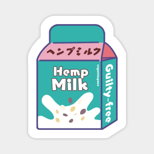 Hemp Milk Dairy Free Vegan Milk Magnet