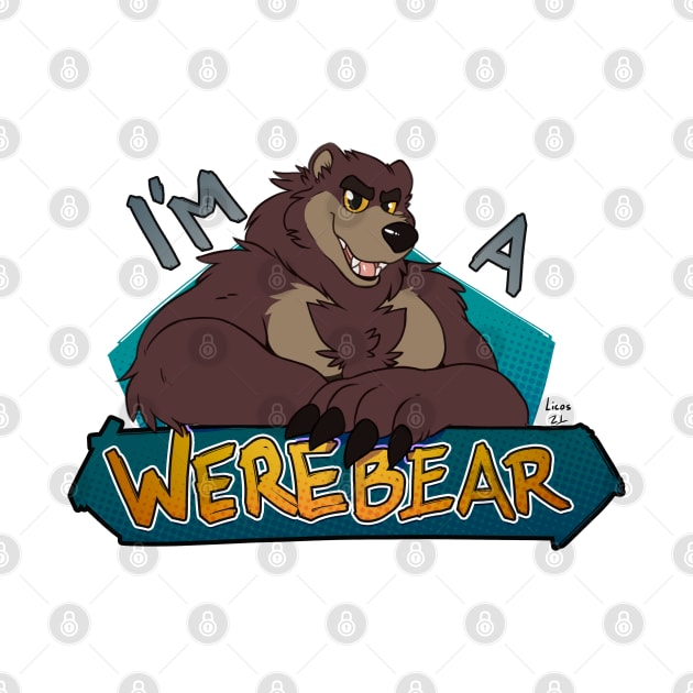 I'm a werebear, red by licographics