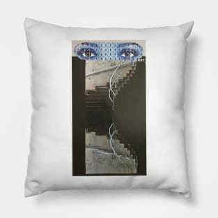 Eye In Blue Pillow