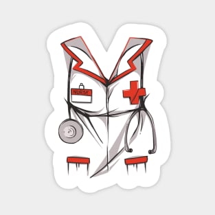 Nurse Costume - Cool Profession Design Medicine Nurse Magnet