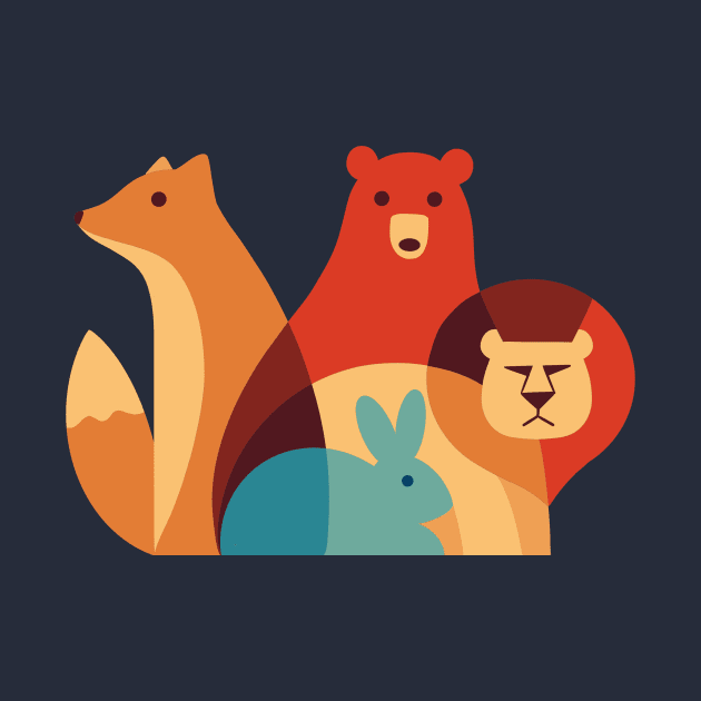 Minimalist Animals by coffeeman