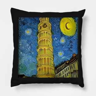 Somewhere in Italy - Van Gogh Style Pillow