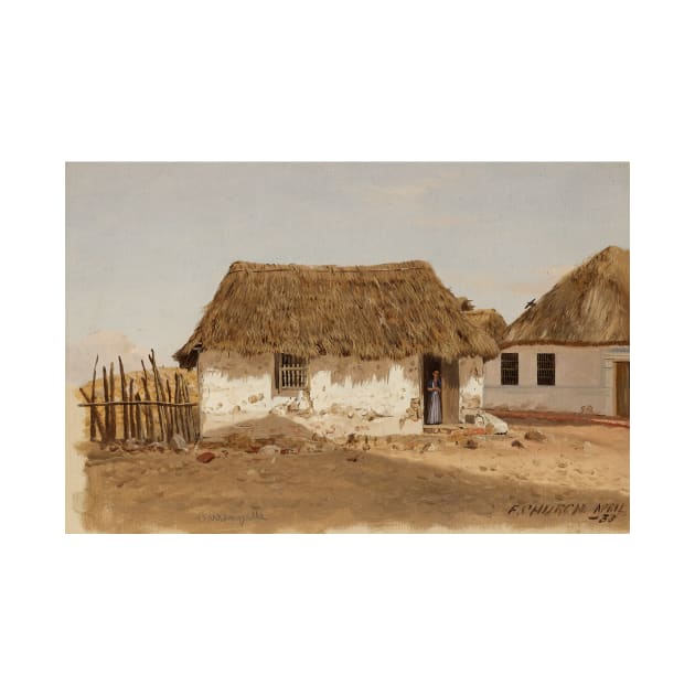Colombia, Barranquilla, Two Houses by Frederic Edwin Church by Classic Art Stall