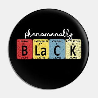 Phenomenally Black African American Gift Pin