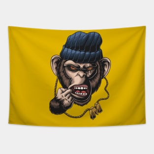 monkey gangster Tapestry