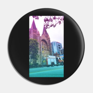 Beautiful Pastel Brisbane City Church Pin