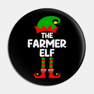 Farmer Elf Matching Family Group Christmas Party Pajama Pin