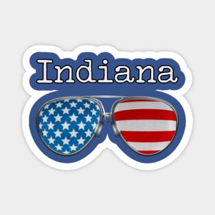 USA PILOT GLASSES INDIANA Magnet