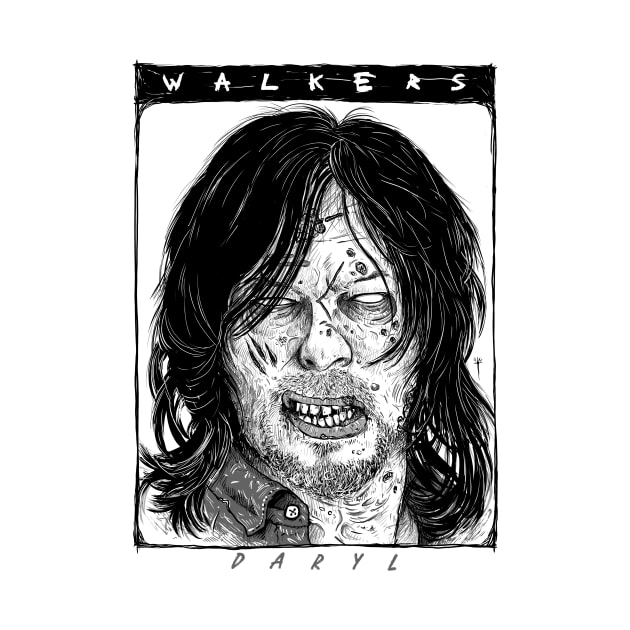 Walkers: Daryl by DesecrateART