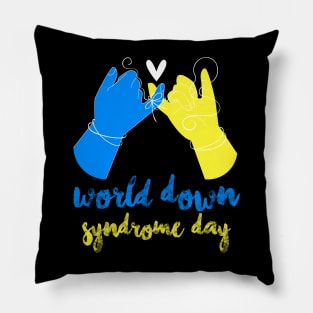 World Down Syndrome Day Awareness National T21 Pillow