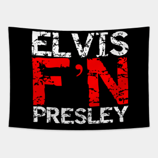 Elvis F'N Presley Tapestry