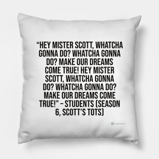 the office funny quote Pillow