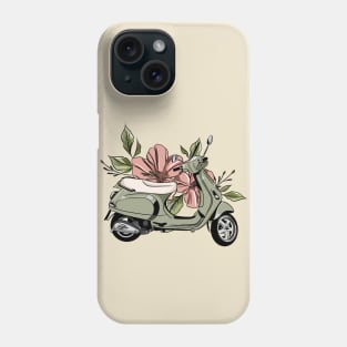 Flower Vespa Phone Case